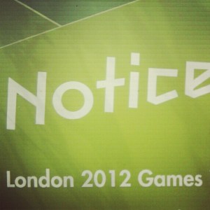 Notice London 2012 Games