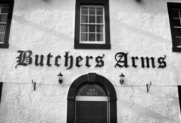 The Butchers Arms is a community pub in the tiny village of Crosby Ravensworth. When the oub closed down several years ago, the local community grouped together, bought the pub and refurbished the place.