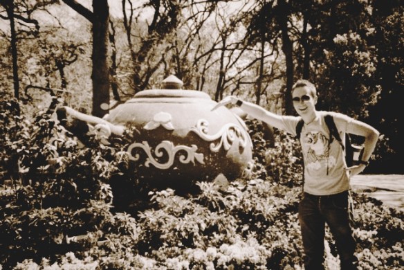 I think that spending a lot of time with just the two of us may have jeopardised our grip on normality somewhat.