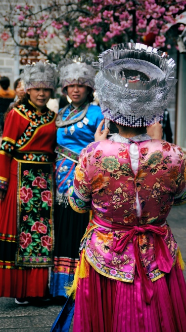  In Dali and Lijang, there was a big business of renting out the traditional dress of different ethnic minority groups so that Han Chinese tourists could dress up, have their photos taken and laugh at how funny they looked.