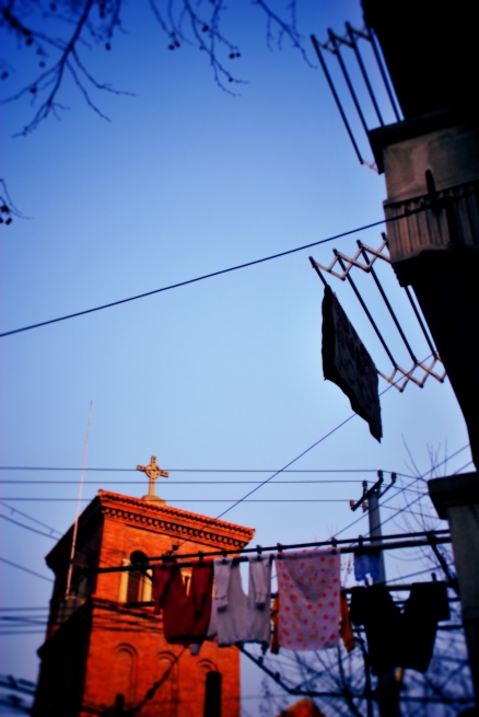 And laundry. I'm pretty sure it's fine to be a Christian in China as well.