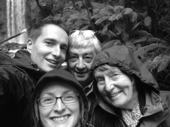 Is this what they call a selfie, David? Yes, Dad, it is.