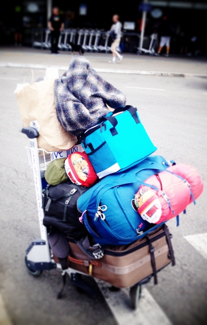 This is what happens when you have a car for six weeks and then have to catch a ferry on foot.